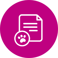 icon circle register your pet